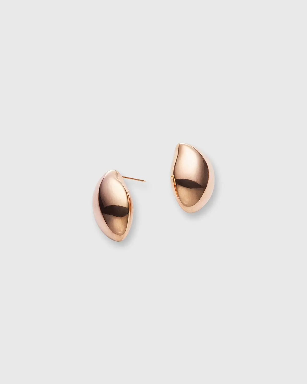 Organic Shape Earrings In Gold 1
