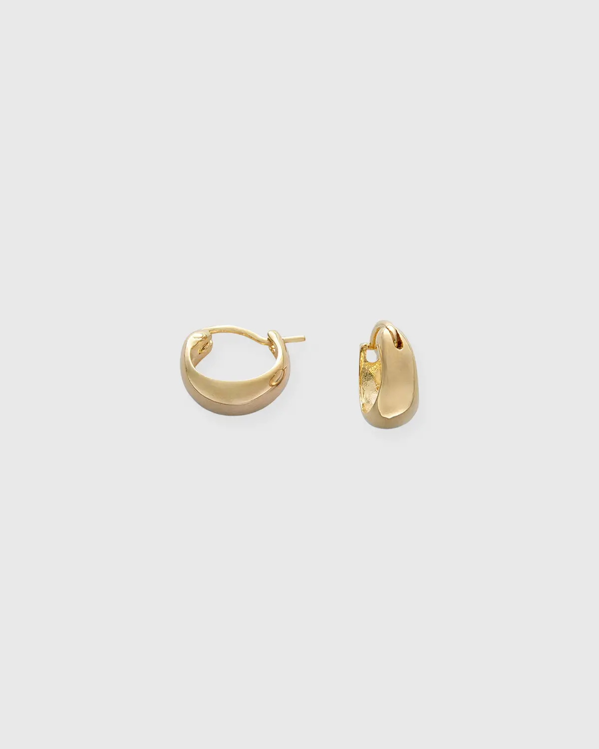 Small Hoop Earrings In Gold 1