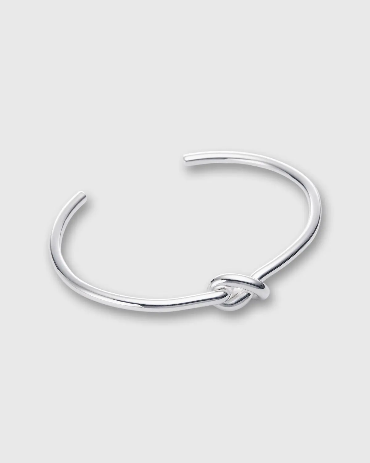 Small Knot Bracelet In Silver 1