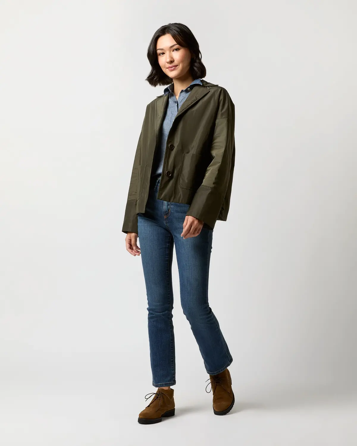 Romy Jacket In Military 3