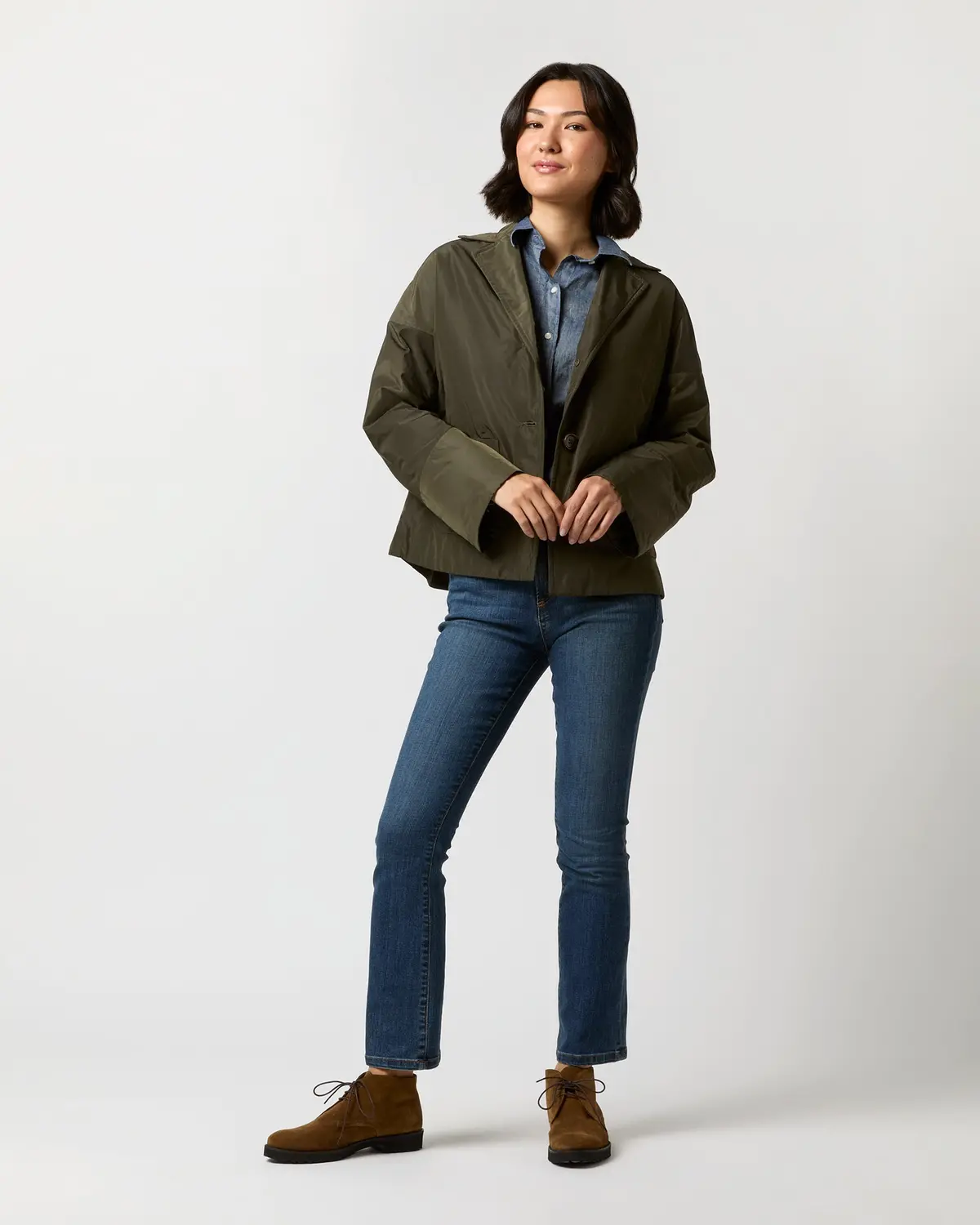 Romy Jacket In Military 4