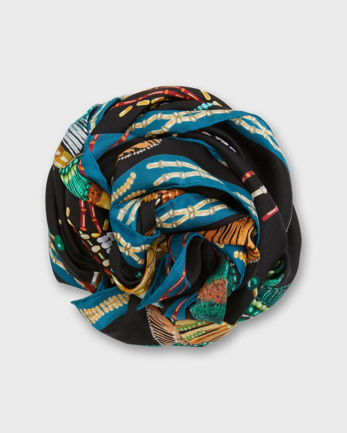 Square Scarf In Black Celestial 1