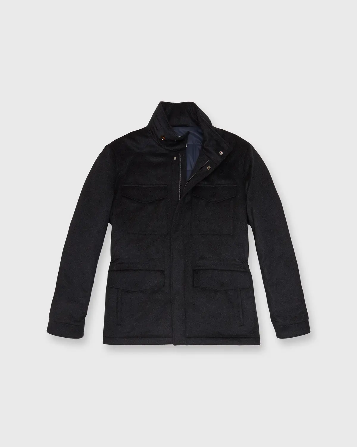 Kili Uno Coat In Navy/Heather Charcoal 1