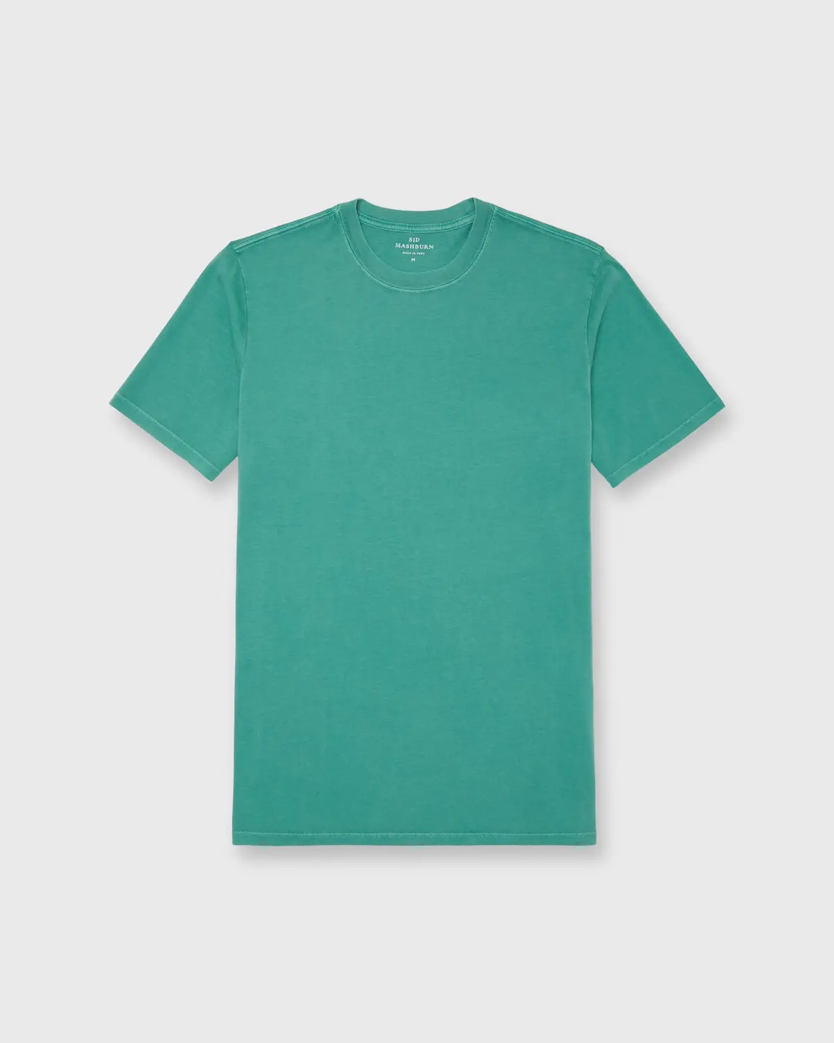 Short-Sleeved Tee In Lovat Pima Cotton 1