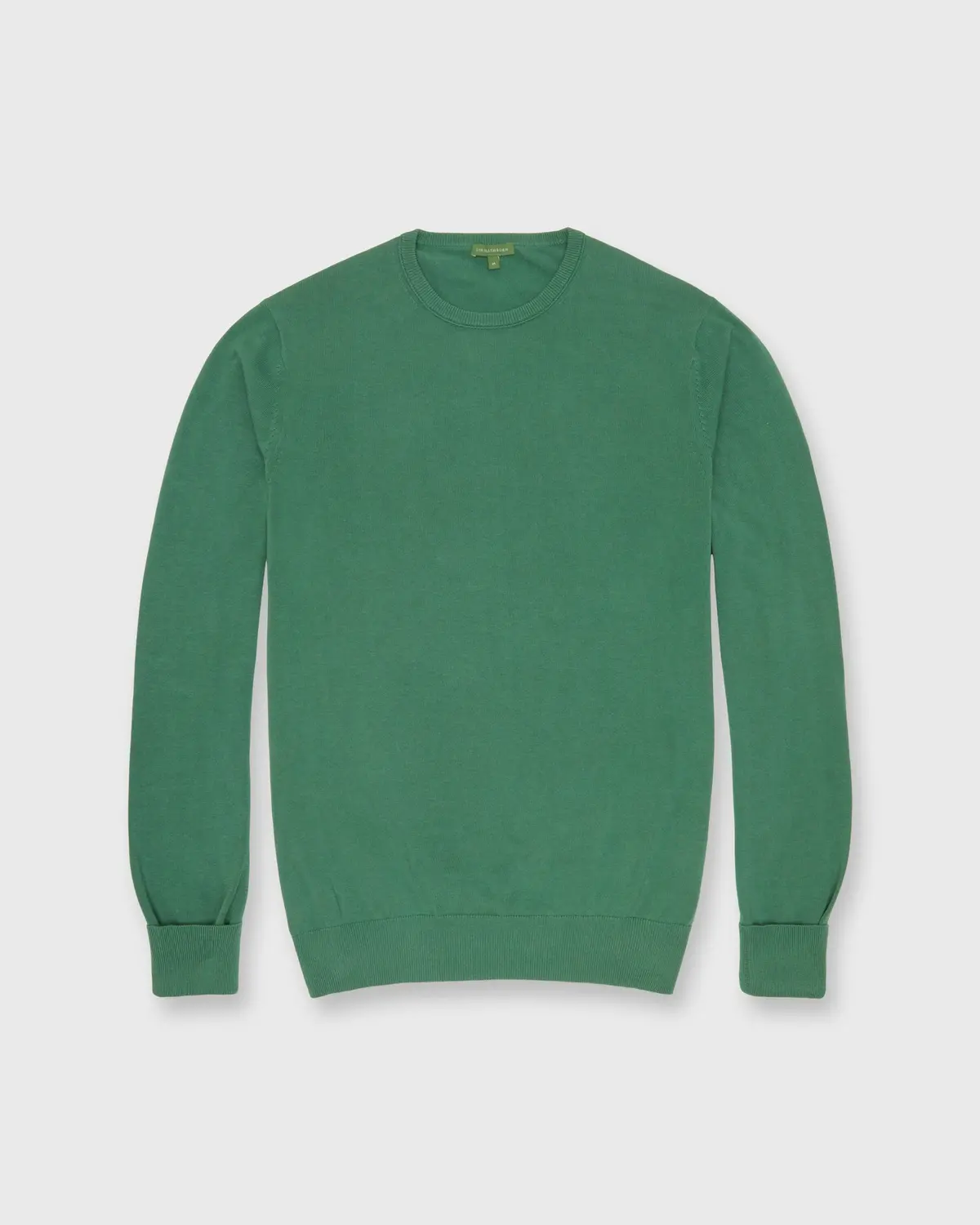 Crewneck Sweater In Ivy Cotton 1