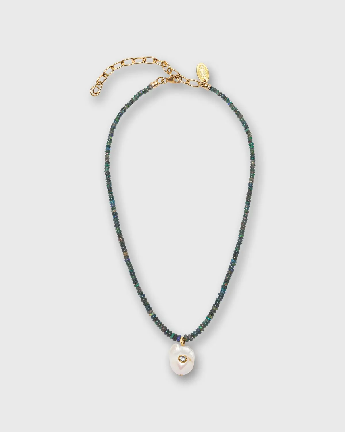 Castillo Necklace In Black Opal 1