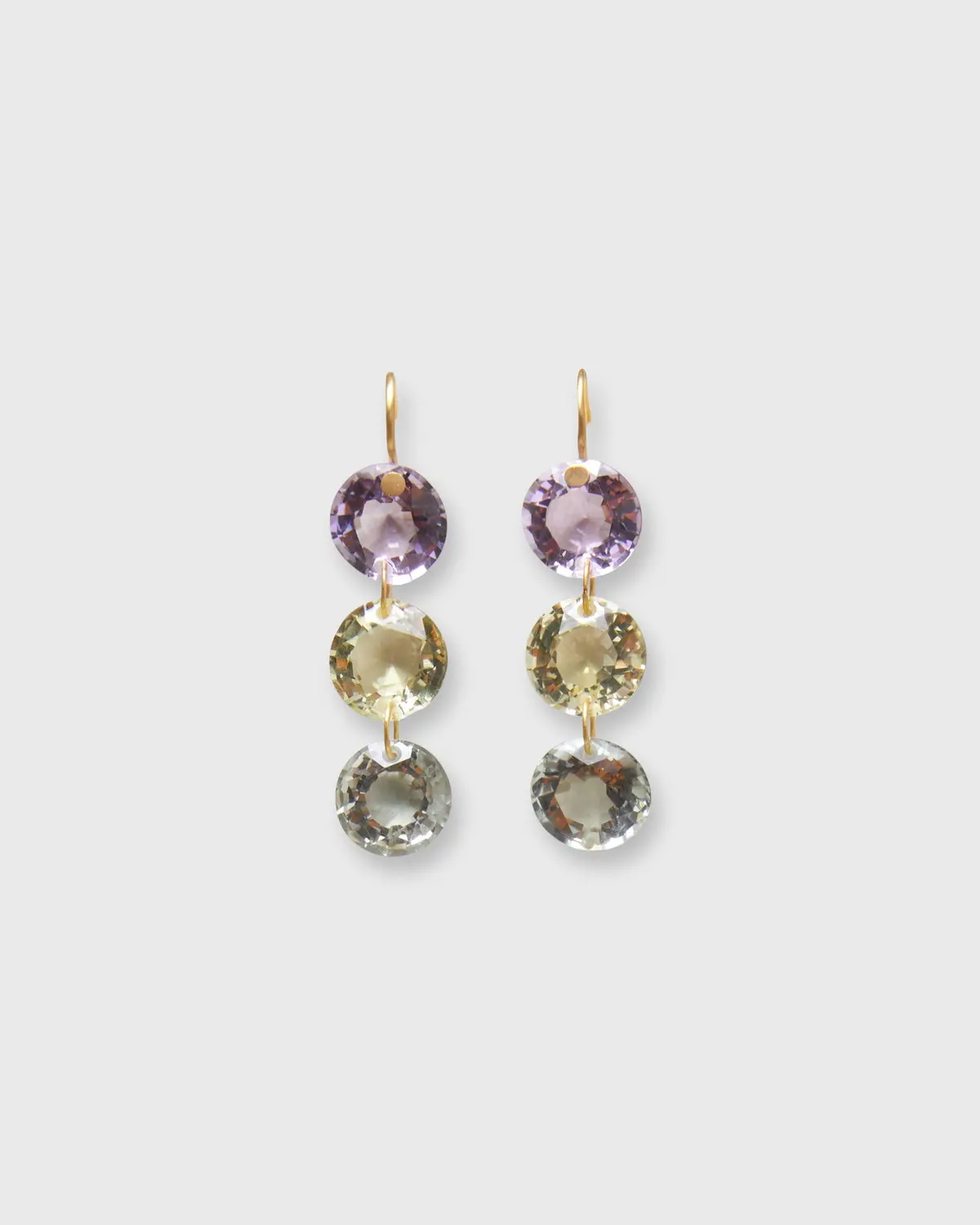 Rivieres Earrings In Multicolored Pastel 1