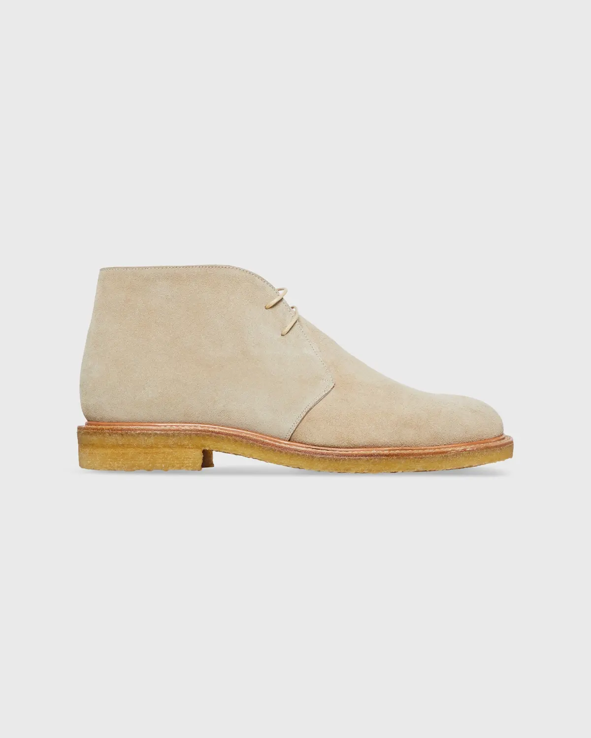Chukka Boot In Stone Suede 2