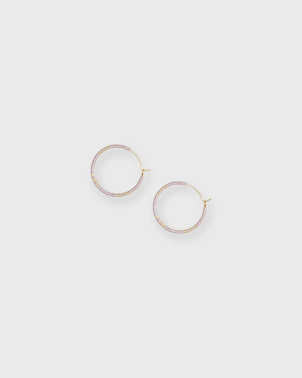Zoe Hoop Earrings In Lilac 1