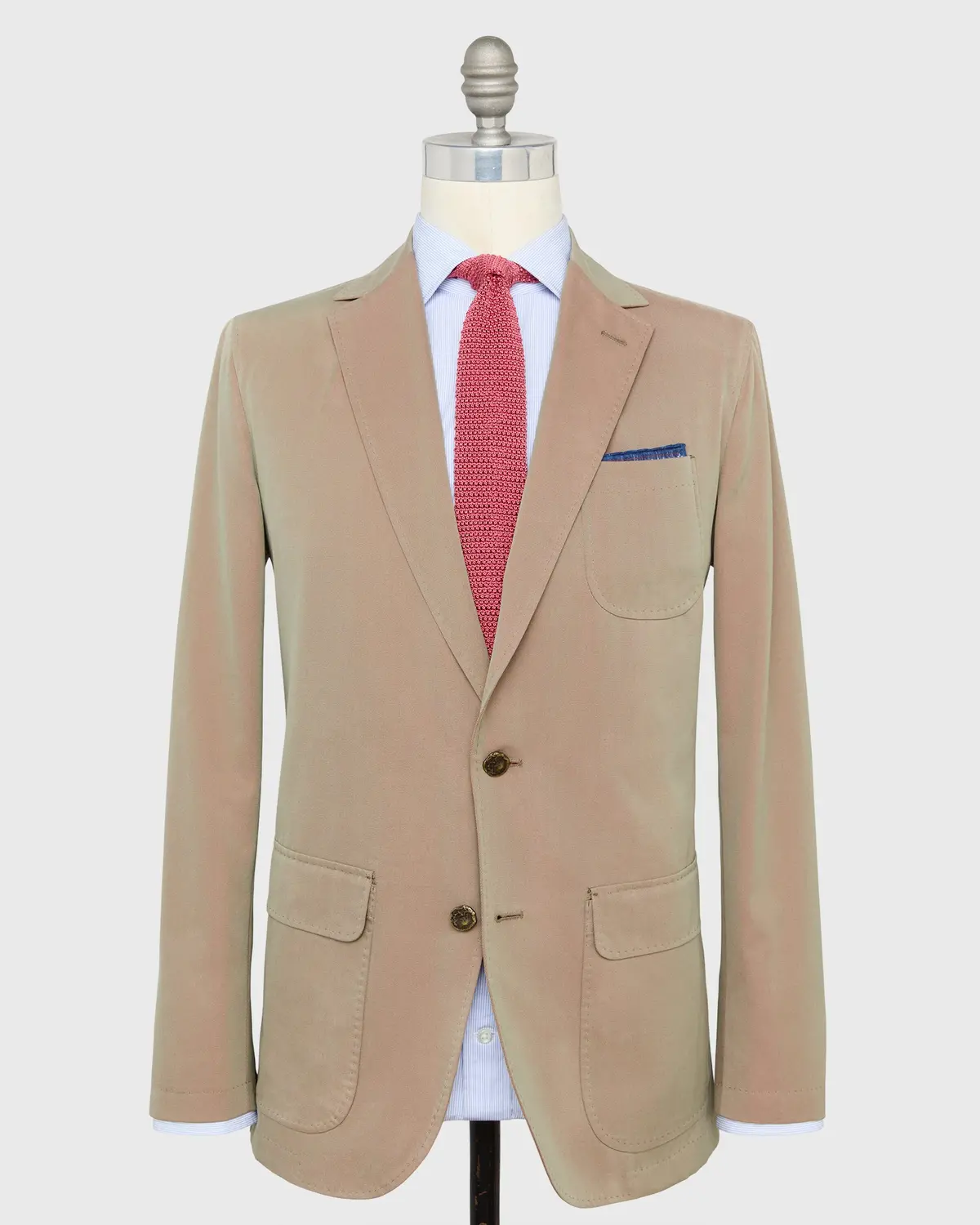Ghost Blazer In Khaki/Red Solaro 1