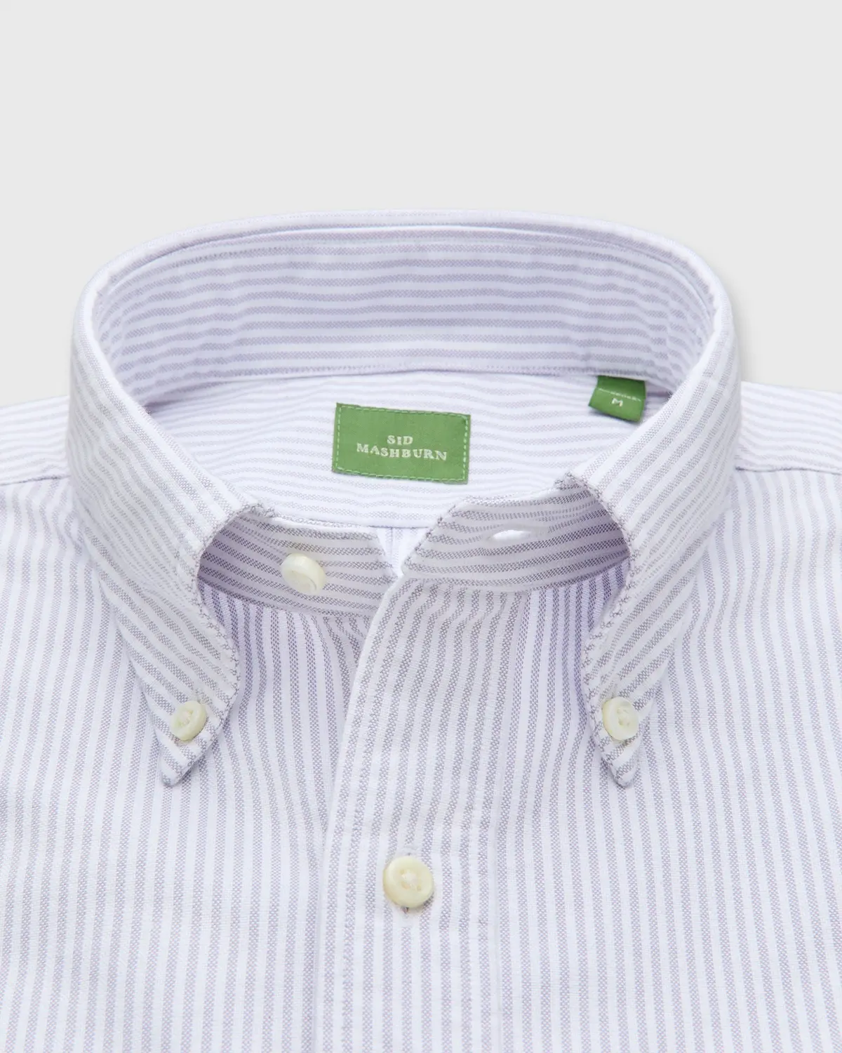 Button-Down Sport Shirt In Lavender University Stripe Oxford 2