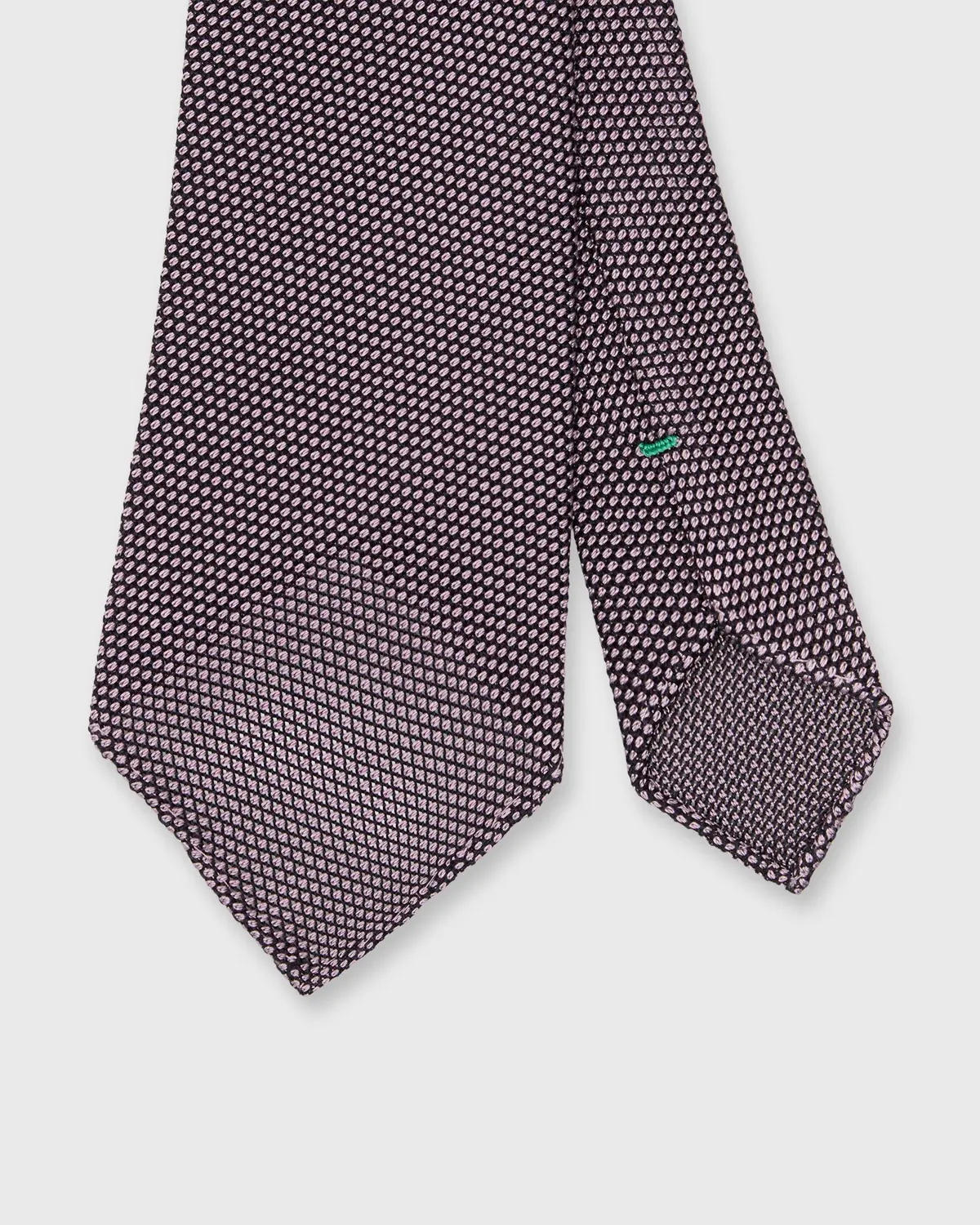 Silk Fino Grenadine Tie In Pink/Navy 1