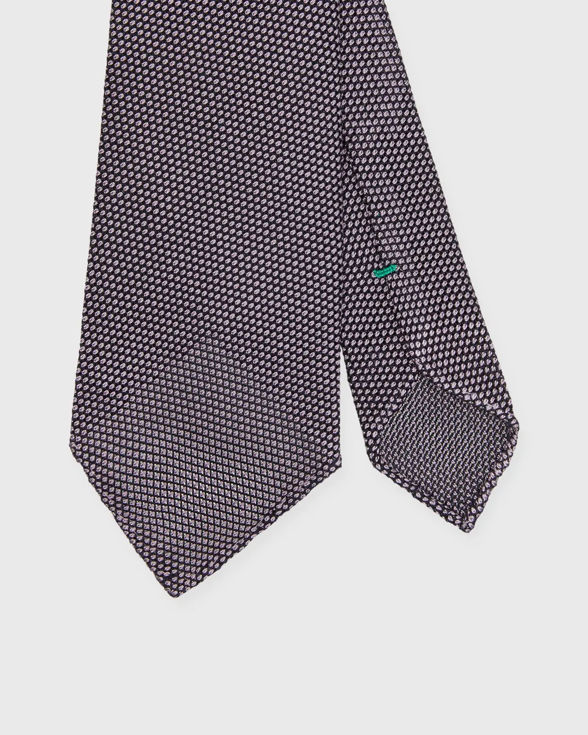 Silk Fino Grenadine Tie In Peri/Navy 1