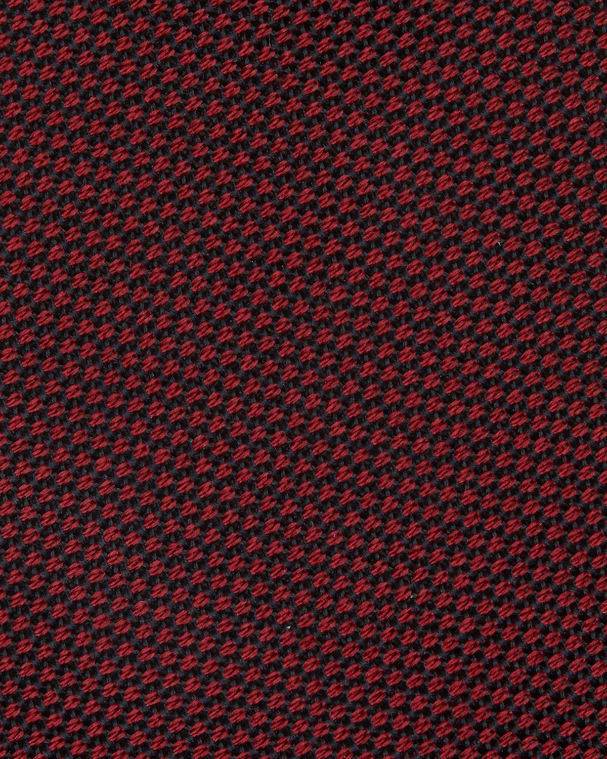 Silk Fino Grenadine Tie In Red/Navy 2