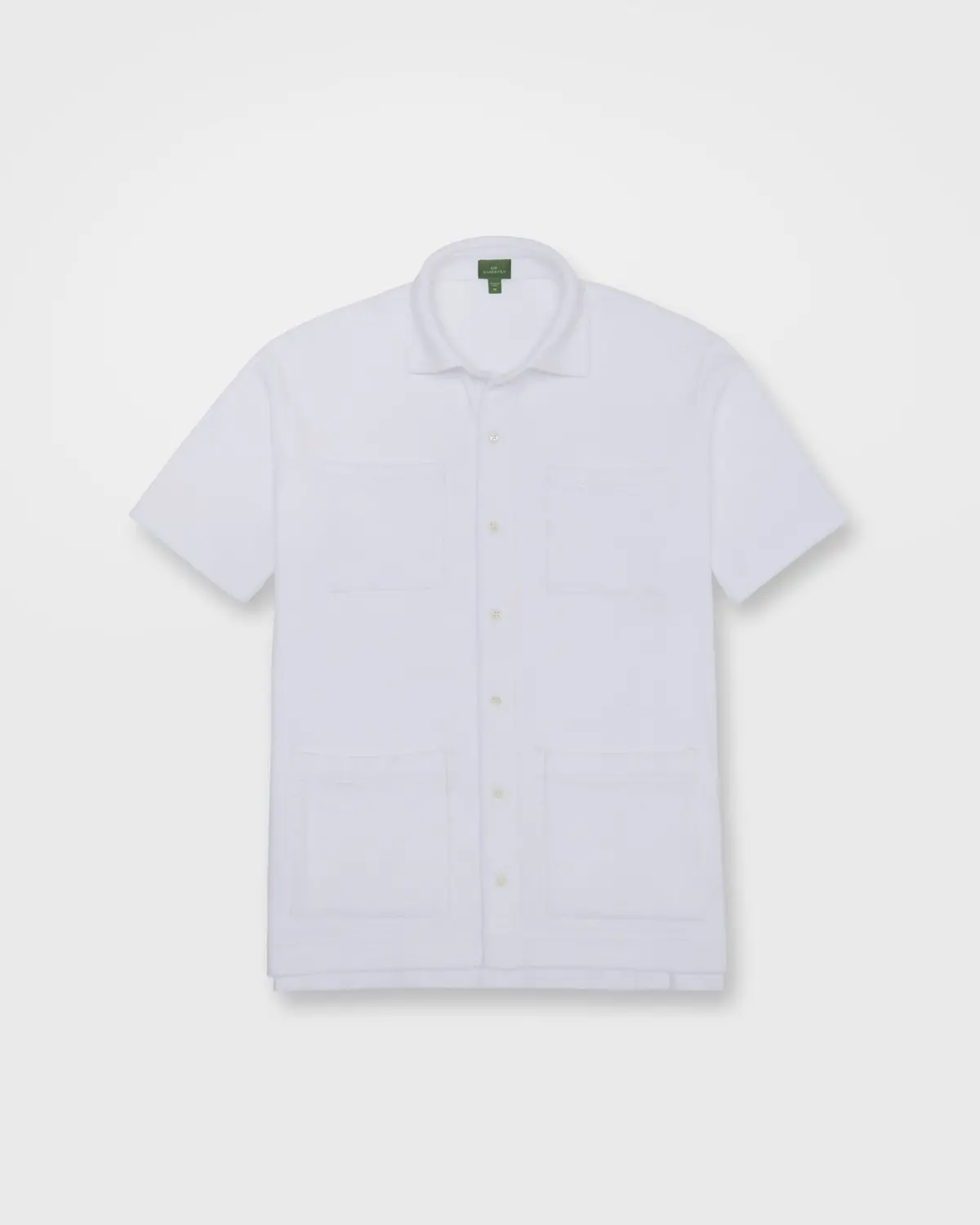 Knit Marquez Shirt In White Terry 1