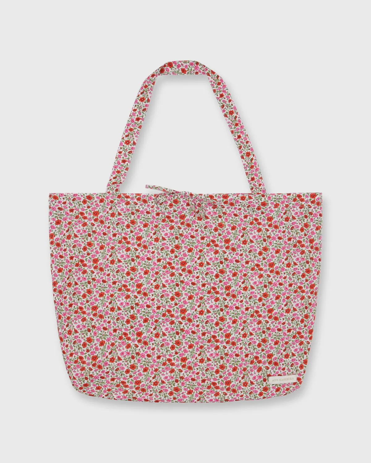 Reusable Tote Bag In Pink/Multi Freya Daisy Liberty Fabric 1