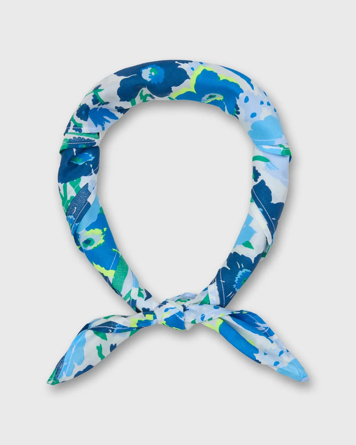 Anyway Scarf In Blue Mariana's Bouquet Liberty Fabric 1