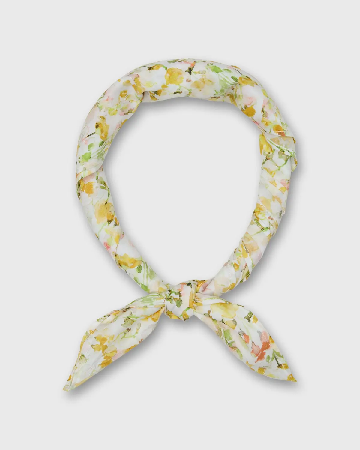Anyway Scarf In Yellow/Multi Inky Fields Liberty Fabric 1