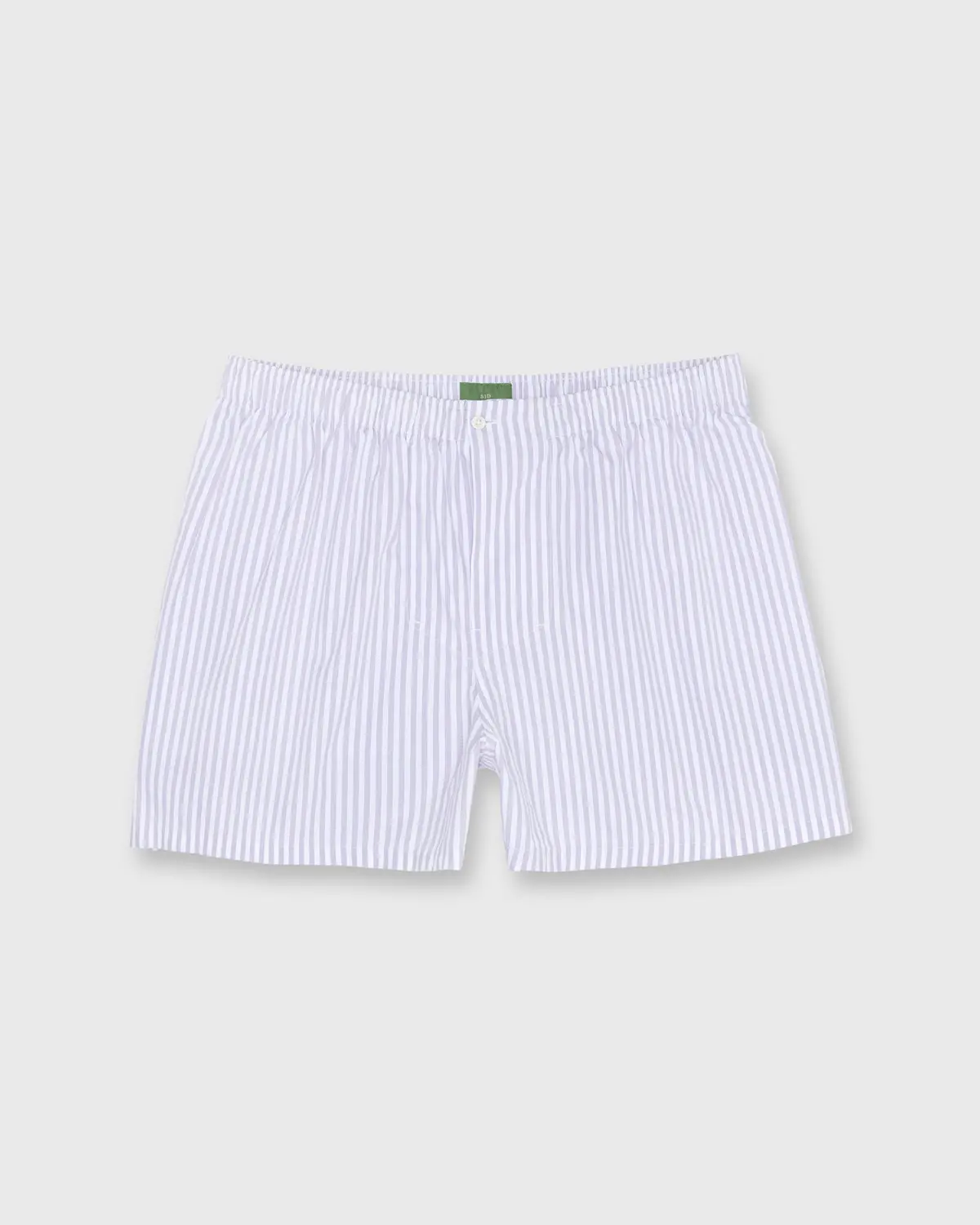 Button-Front Boxer Short In Lavender Multi Stripe Poplin 1