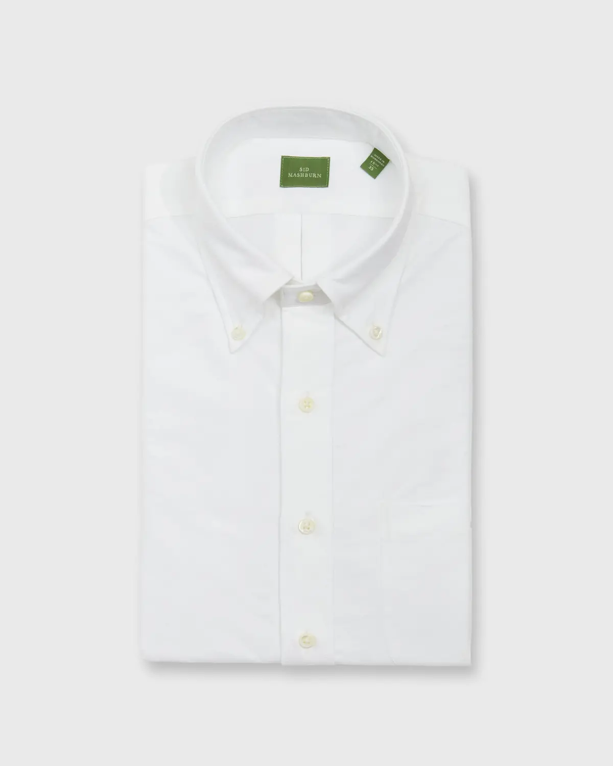 Button-Down Dress Shirt In White Oxford 1