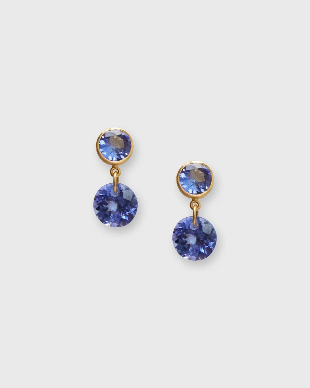 Extra Small Incandescence Earrings In Tanzanite 1