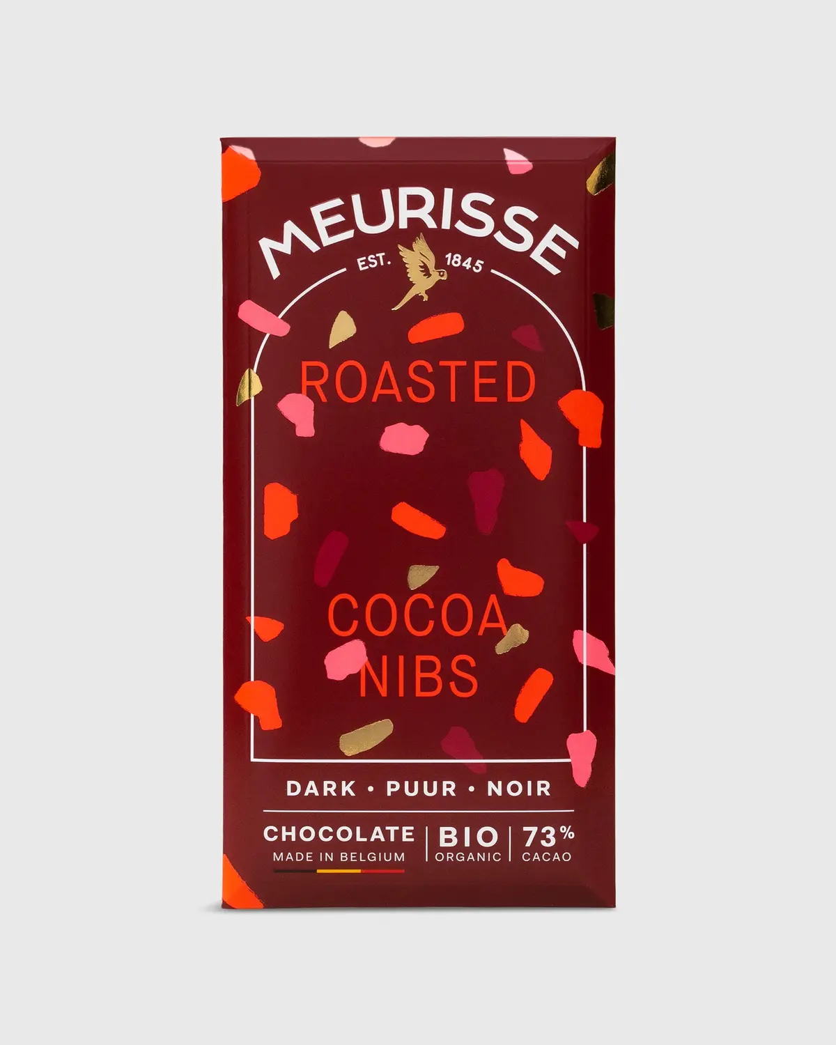 Dark Chocolate In Cocoa Nibs 1