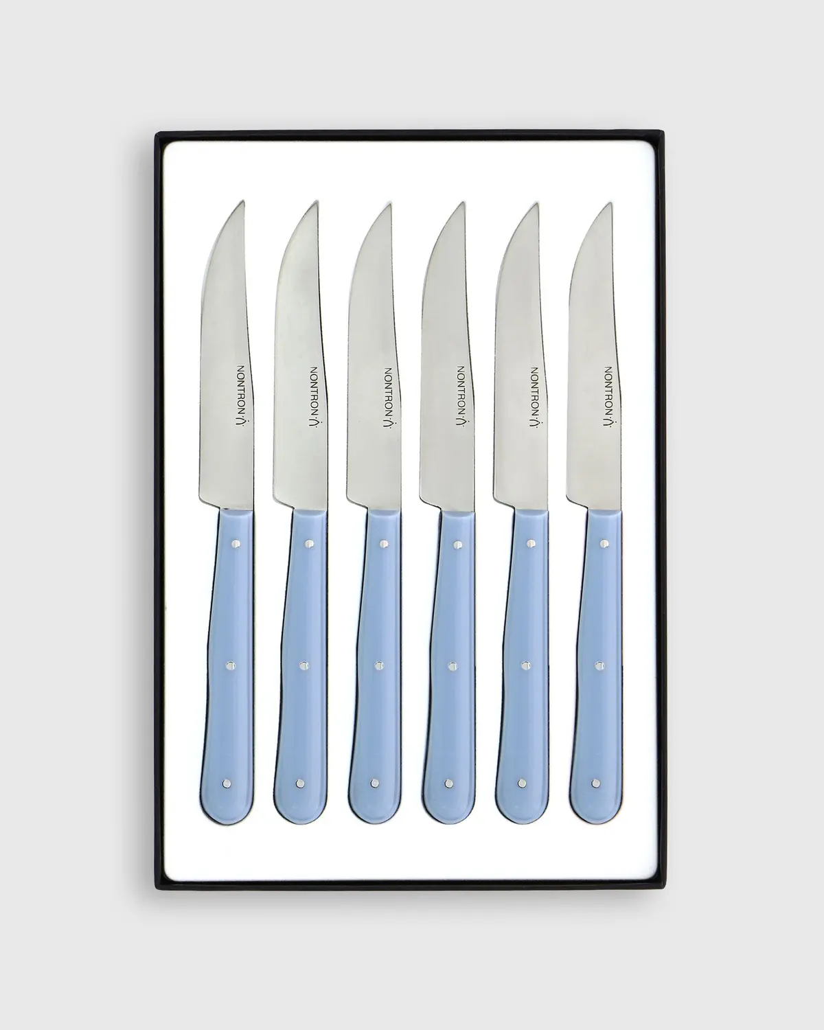 Steak Knives (Set Of 6) In Acrylic Sky Blue 1