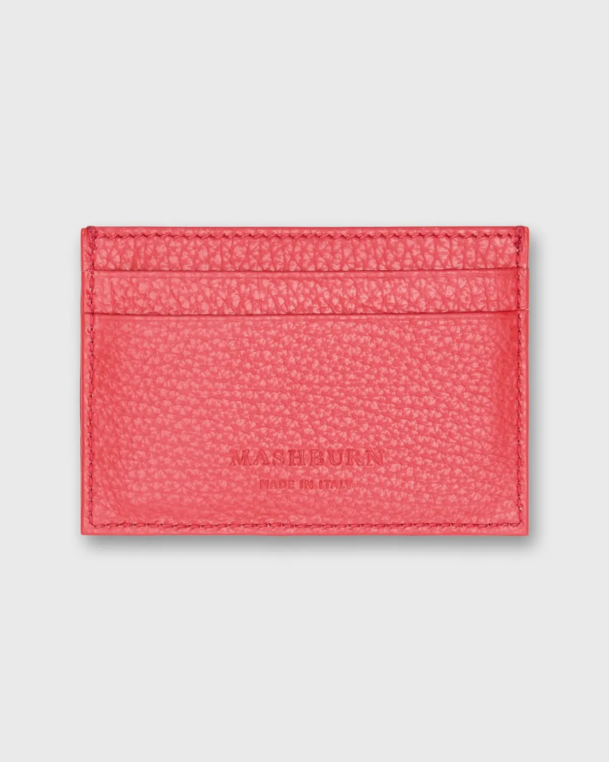 Card Holder In Poppy Leather 1