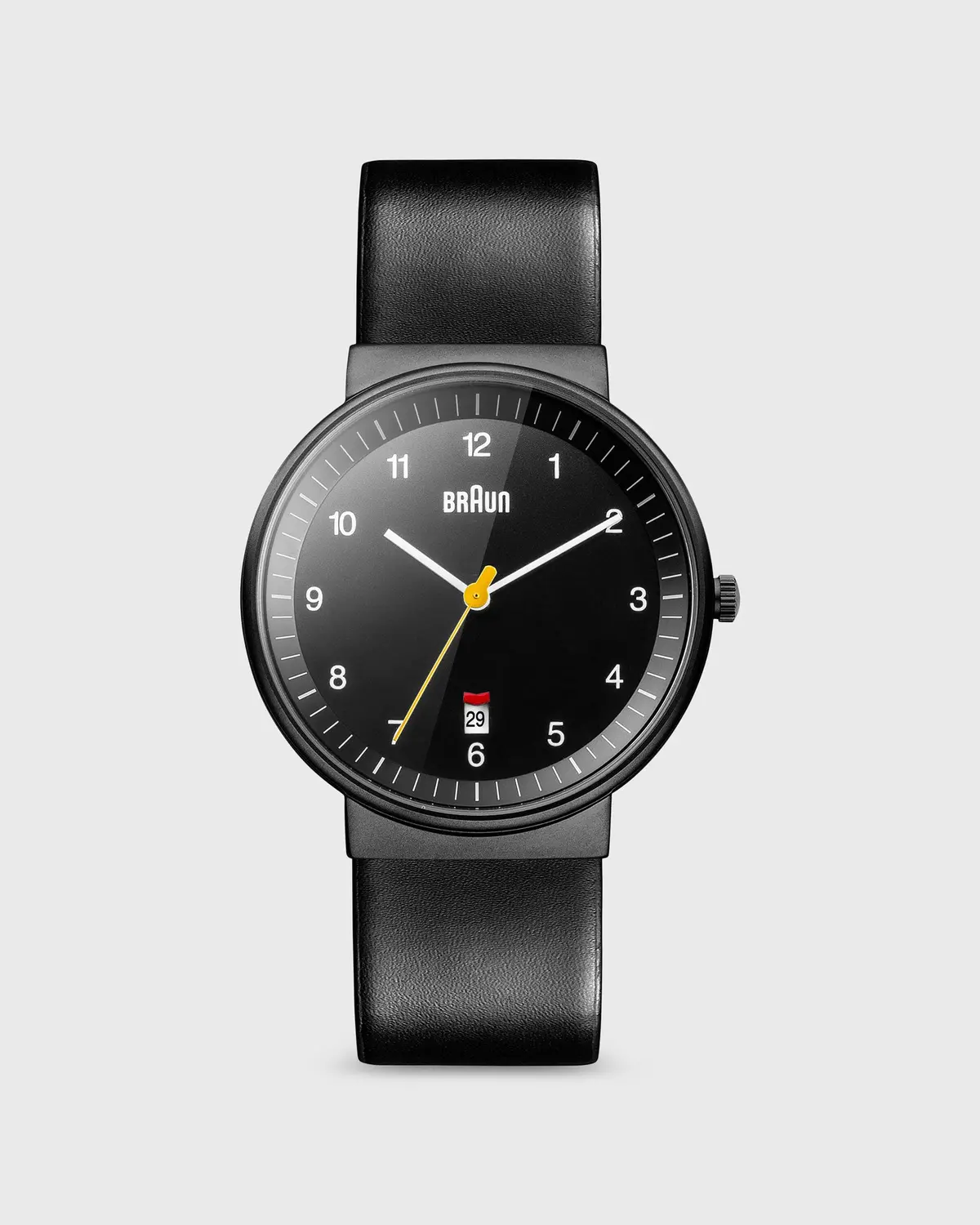 Analog Watch In Black/Black 1