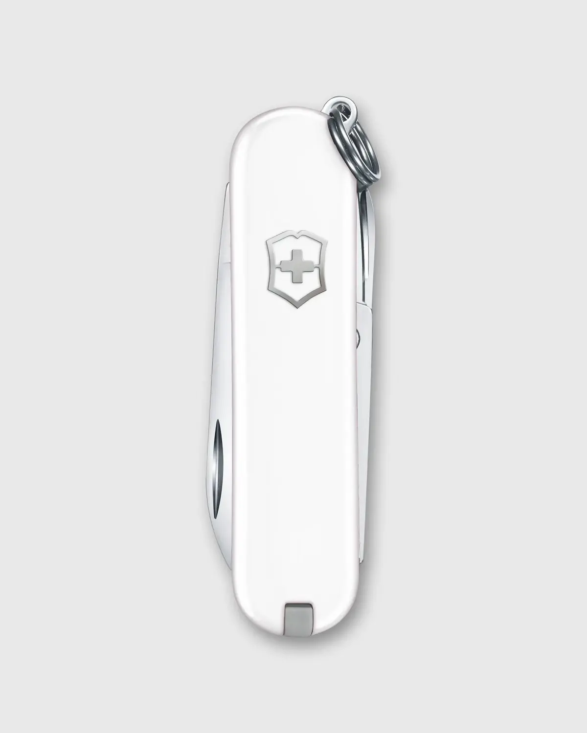 Swiss Army Knife In Falling Snow 1