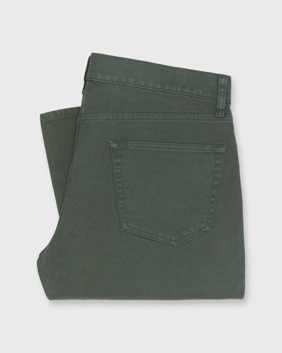 Clift Straight Leg Jean In Ivy Garment Dyed Stretch Denim 1