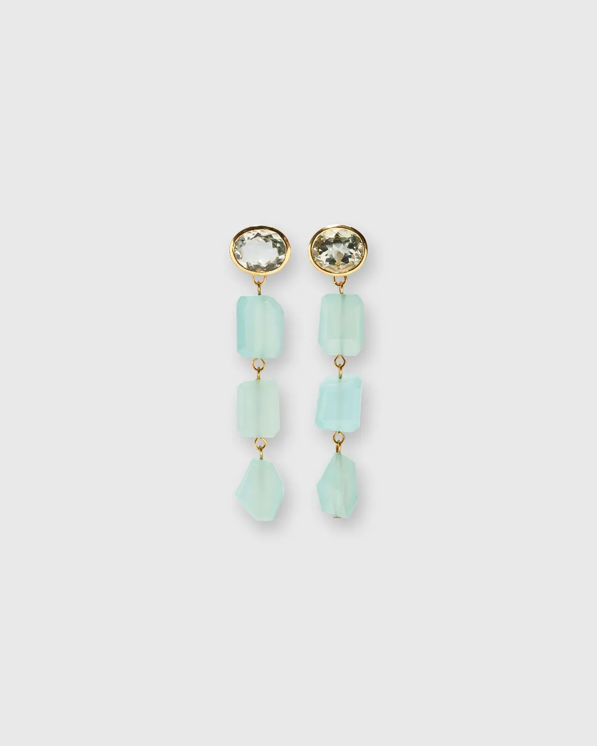 Sea Grass Earrings In Teal 1