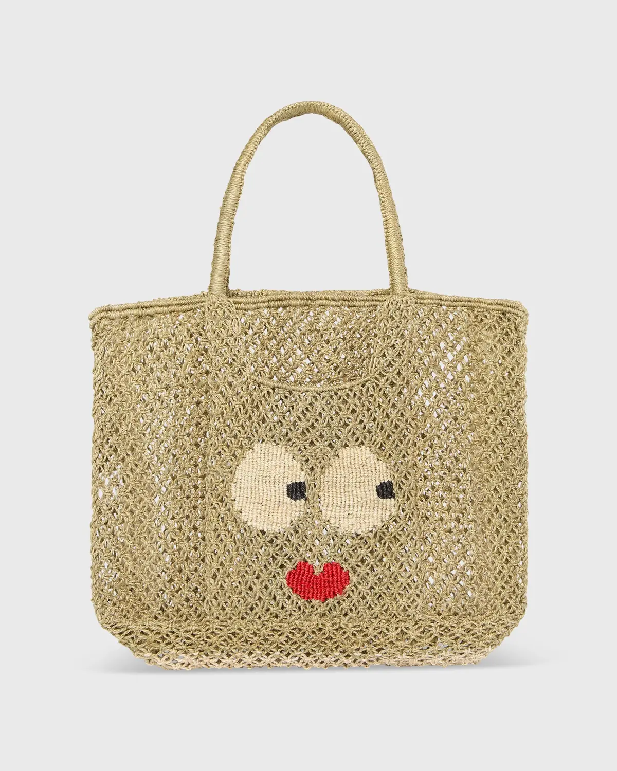 Small Florence Big Eyes Tote In Khaki 1