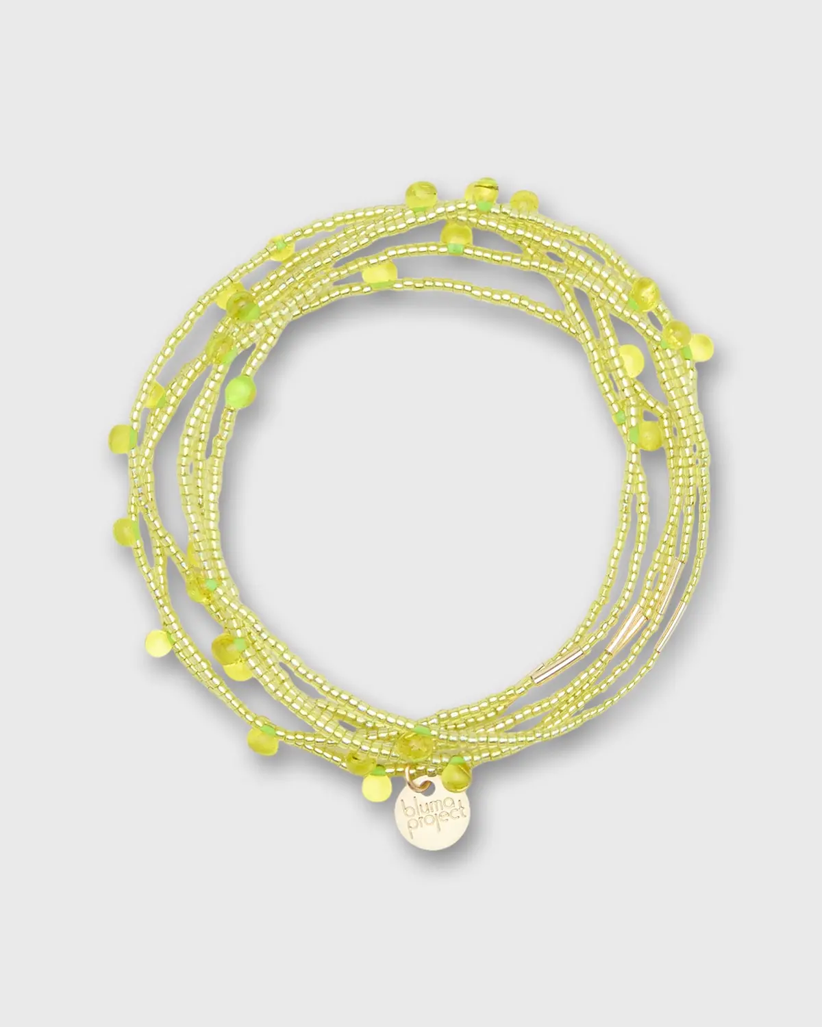Candy Stretch Bracelets (Set Of 6) In Lime 1