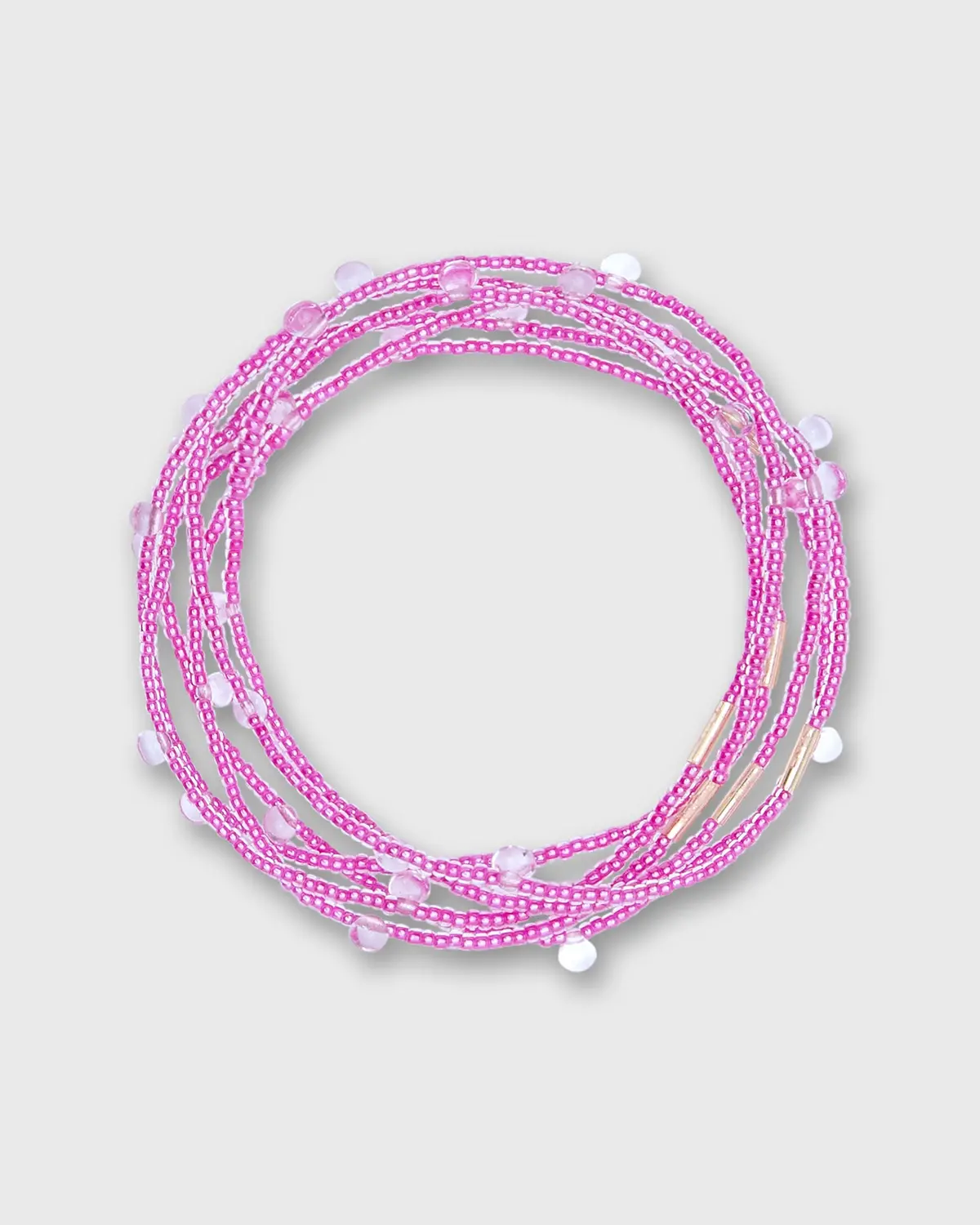 Candy Stretch Bracelets (Set Of 6) In Magenta 1