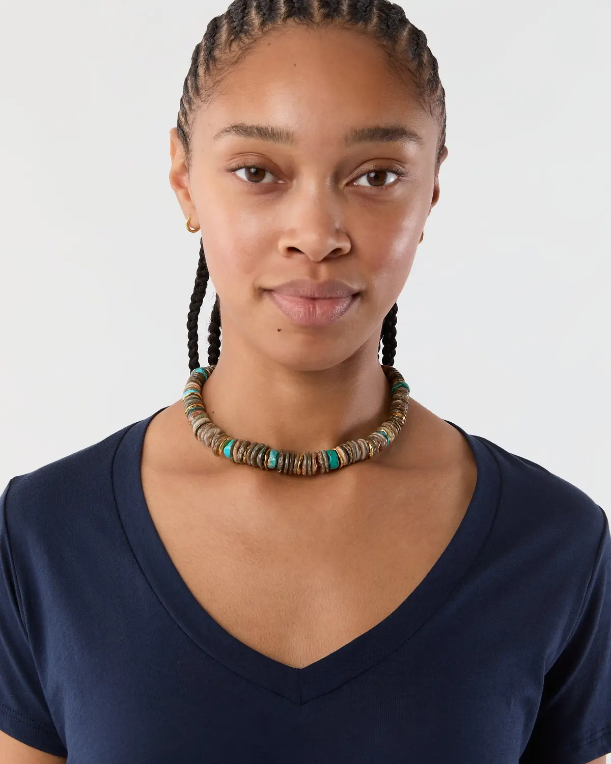 Sand And Sky Necklace In Tan 2