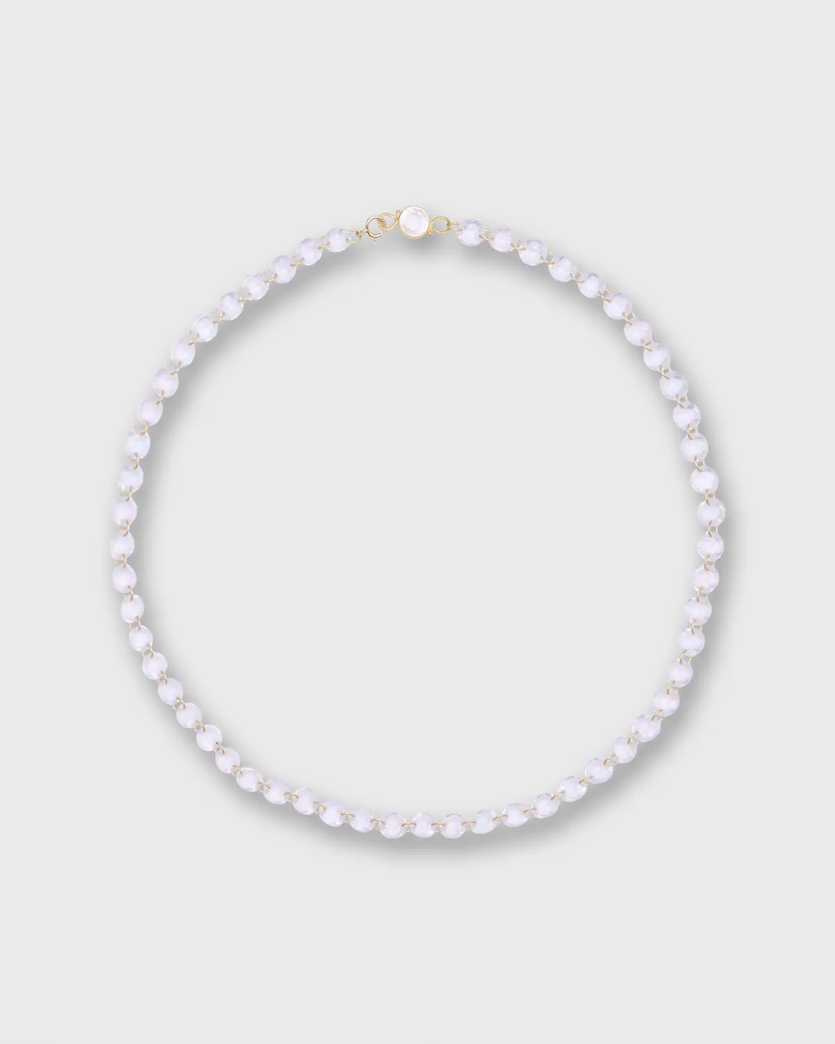 Small Lady Like Necklace In Rose Quartz 1