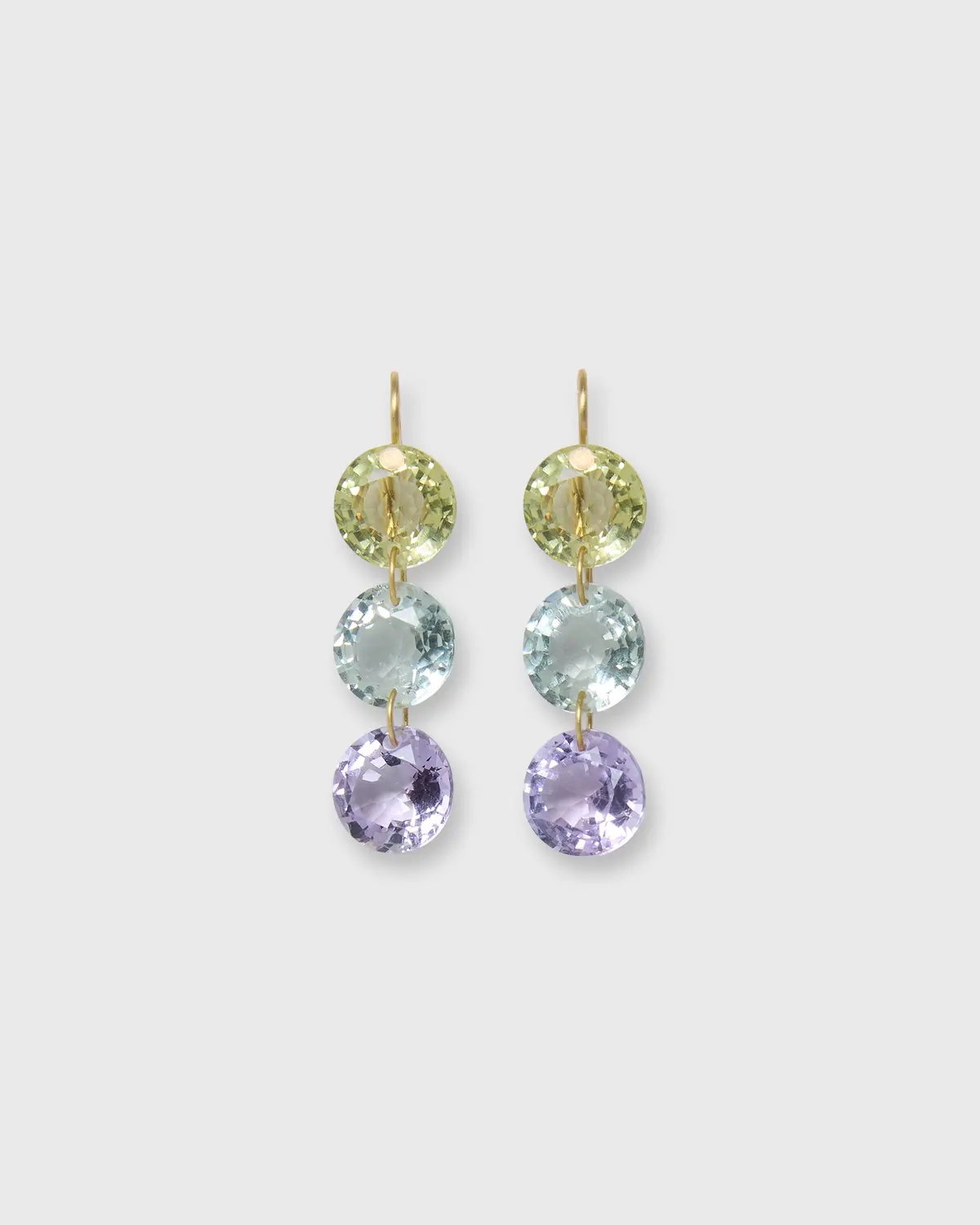 Rivieres Earrings In Multicolored Pastel 1