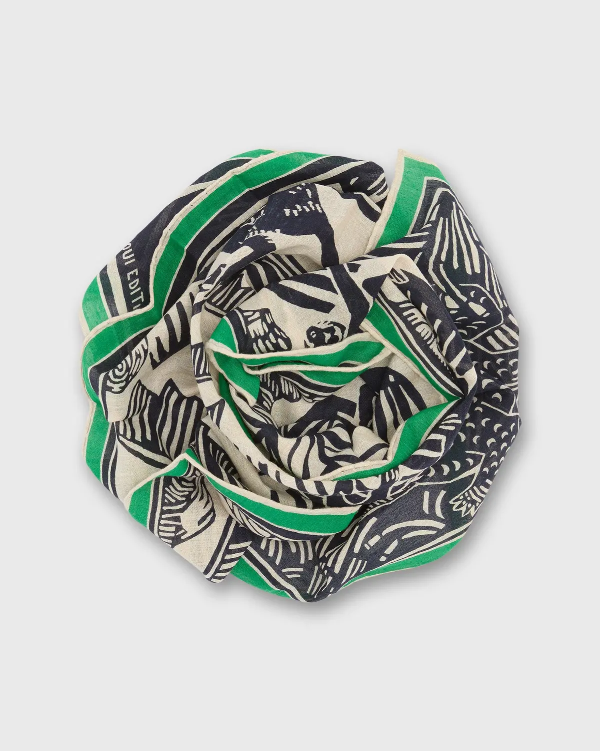 Jungle Square Scarf In Night 1