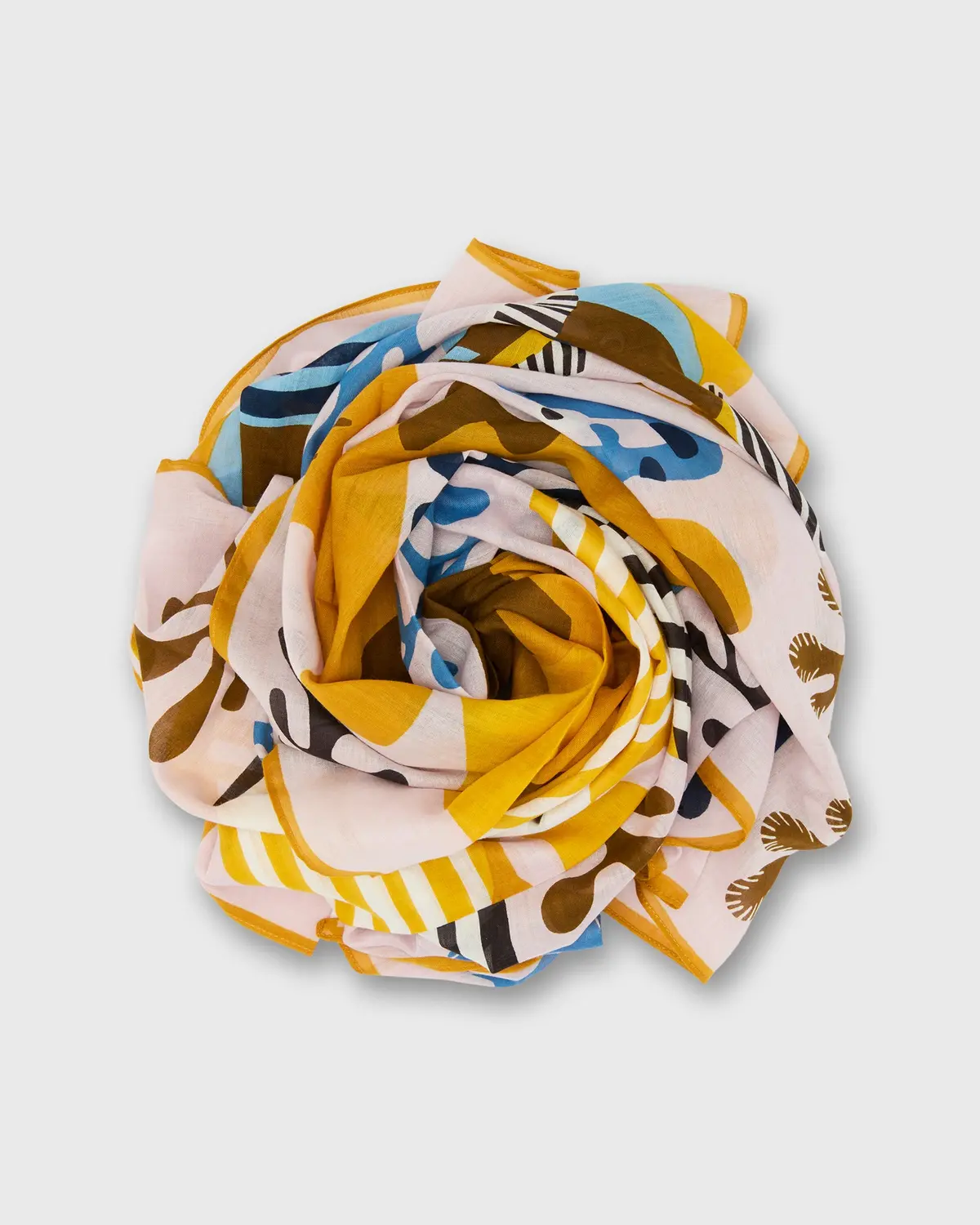 Splash Scarf In Nude 1