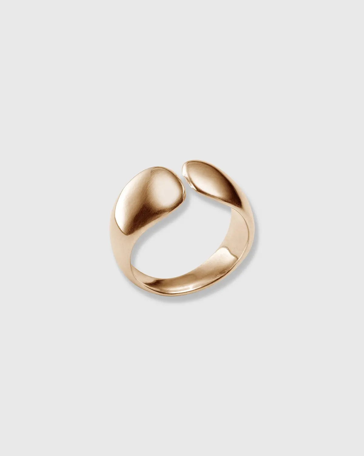 Soft Open Ring In Gold 1