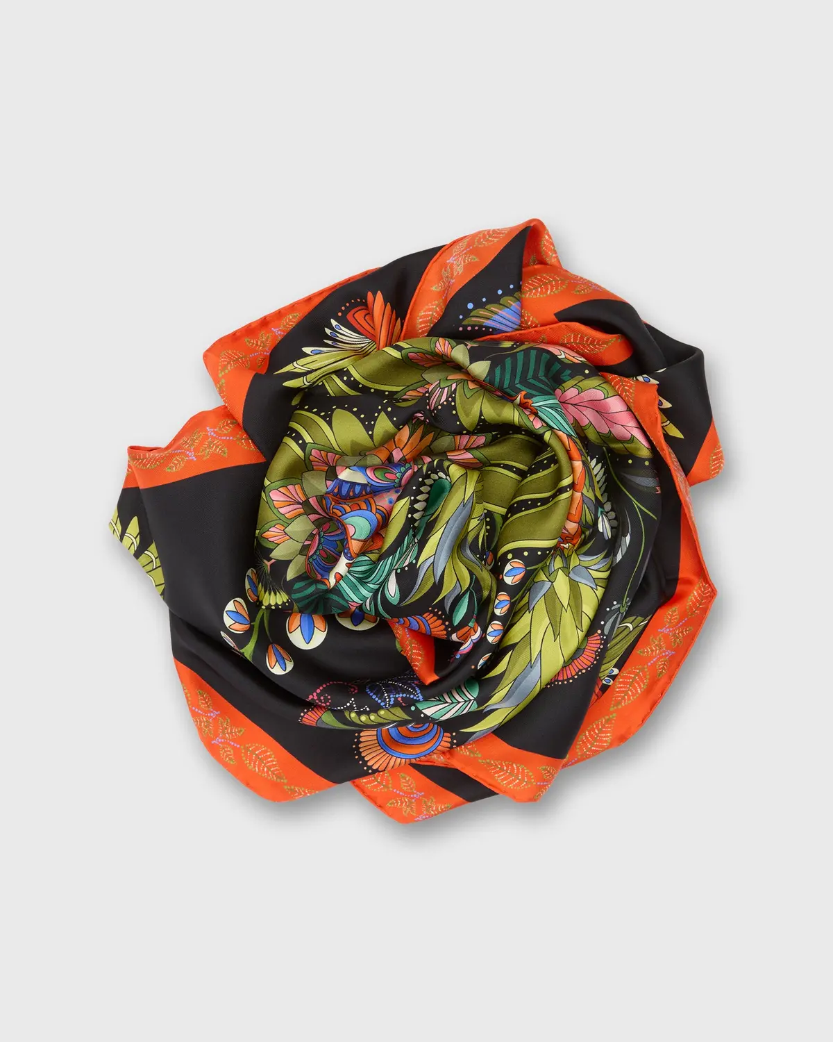 Silk Square Scarf In Hummingbird 1