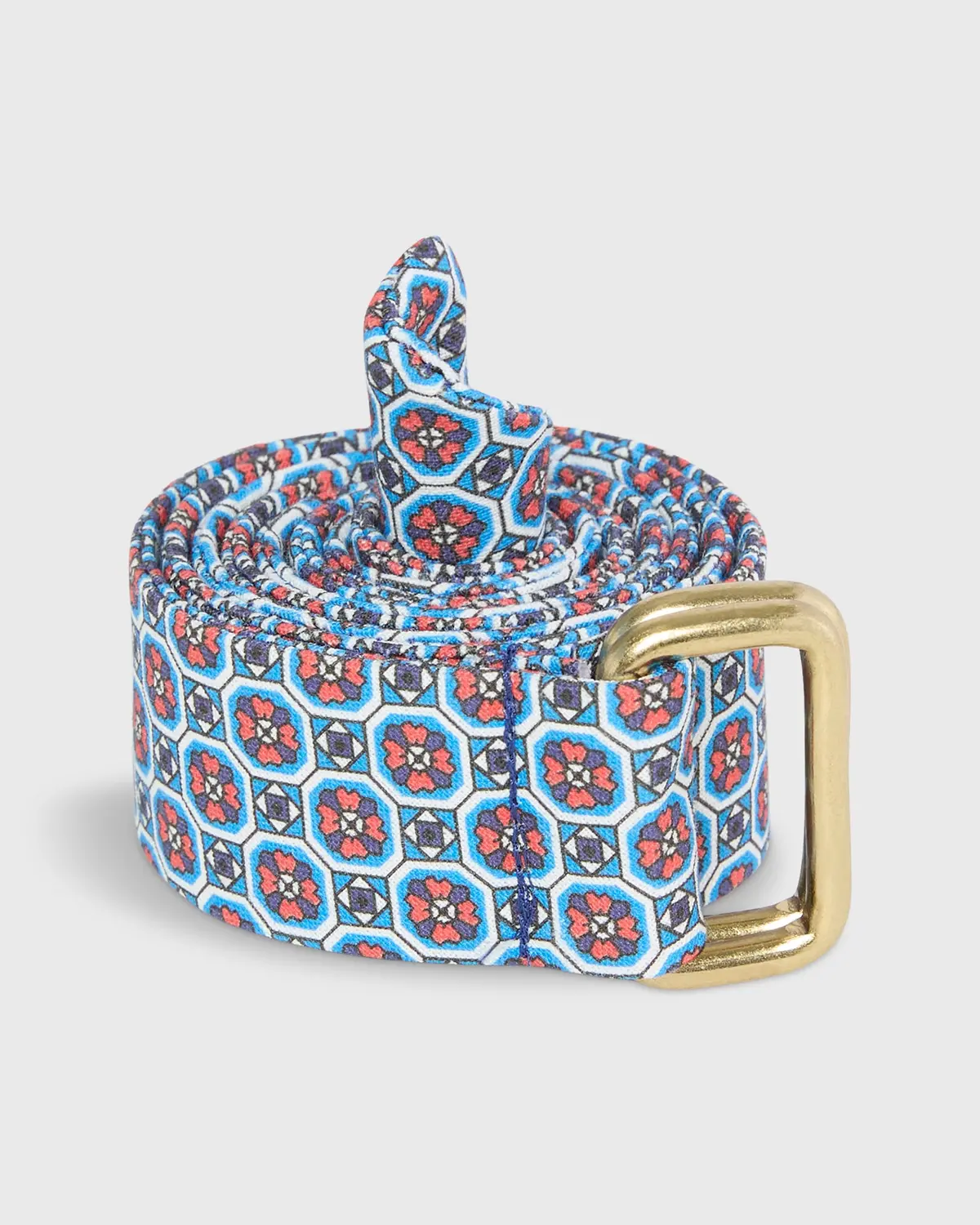 D-Ring Belt In Cobalt Calhoun 1