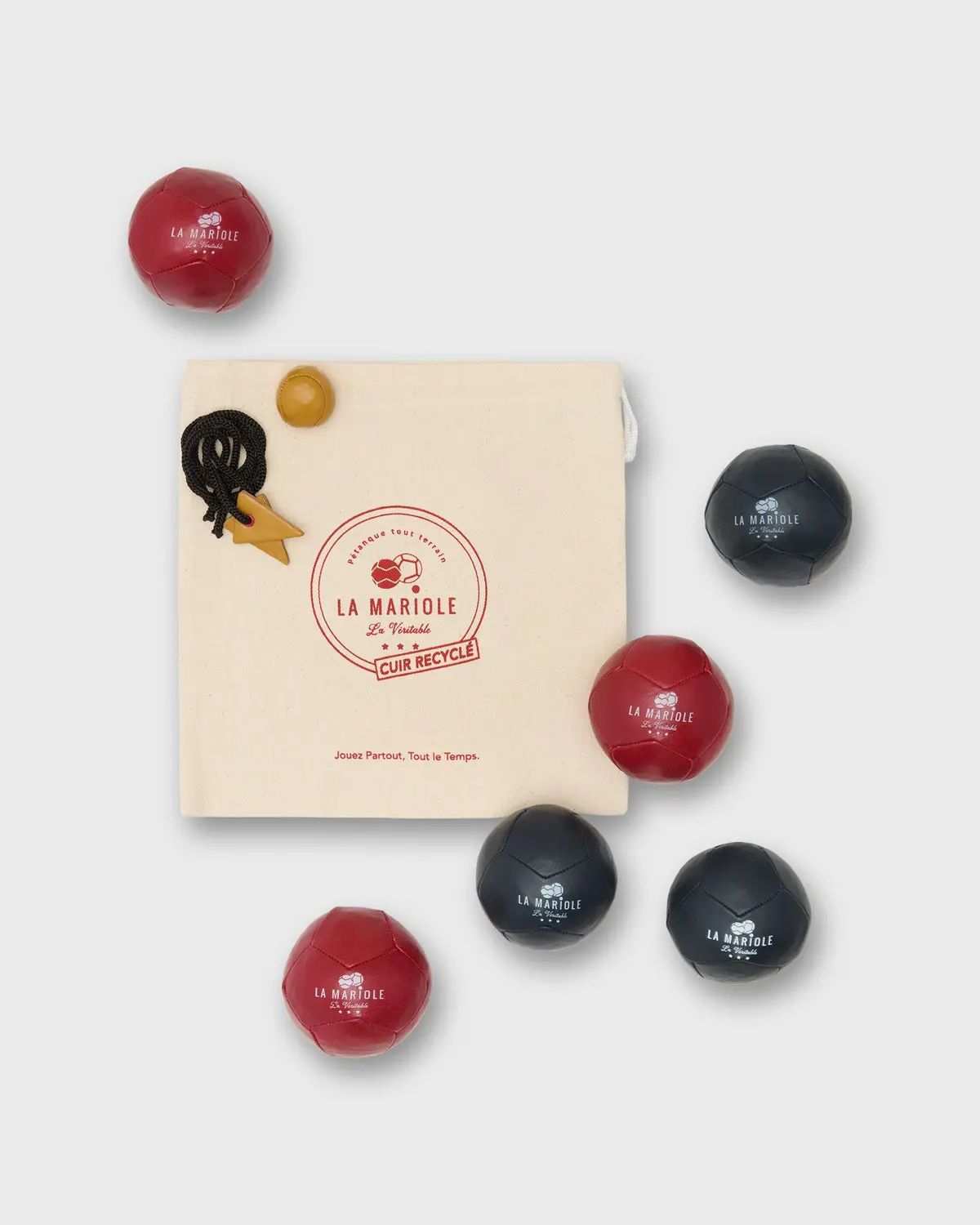 La Mariole Duo In Red & Navy 1