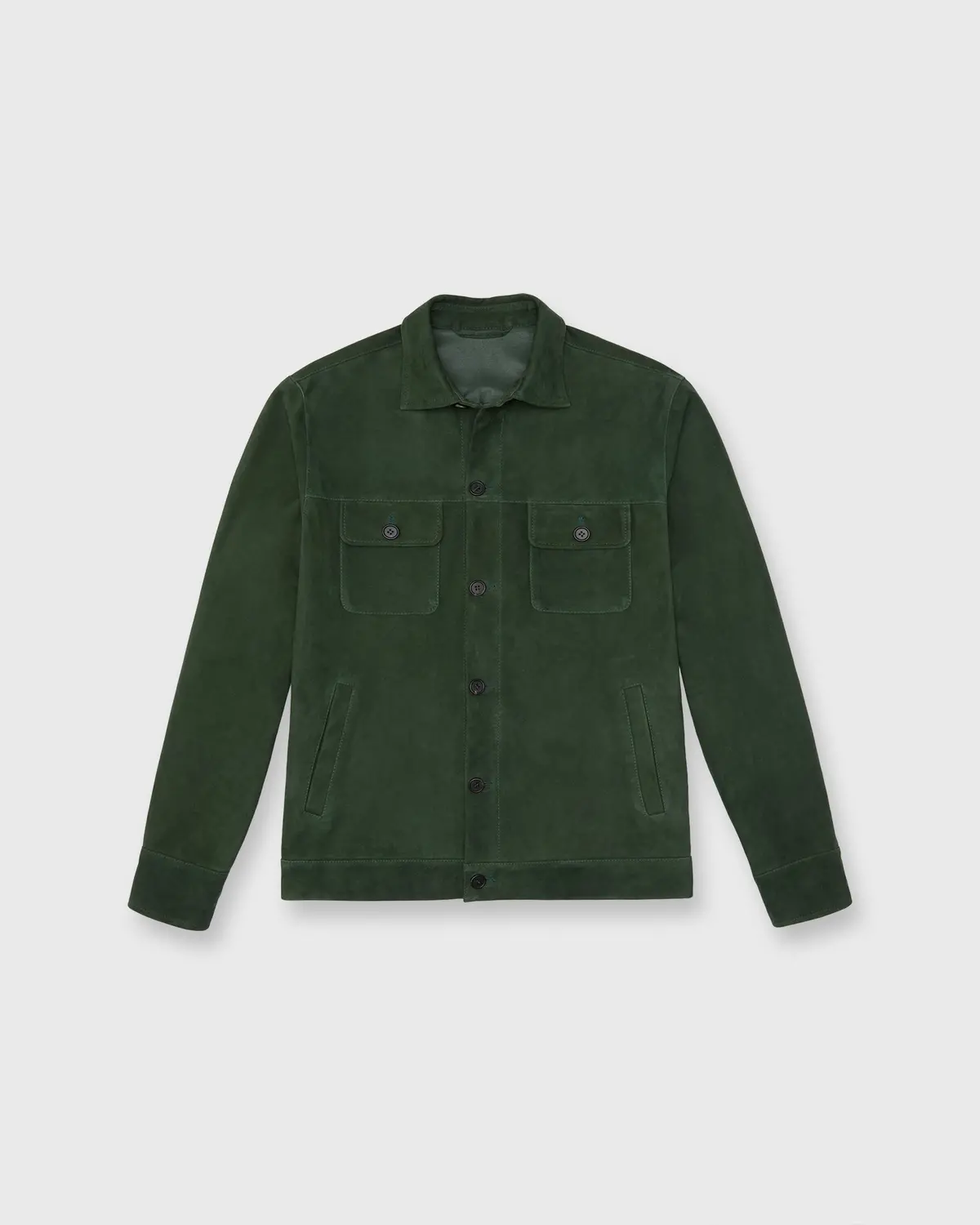 Work Jacket In Pine Suede 1