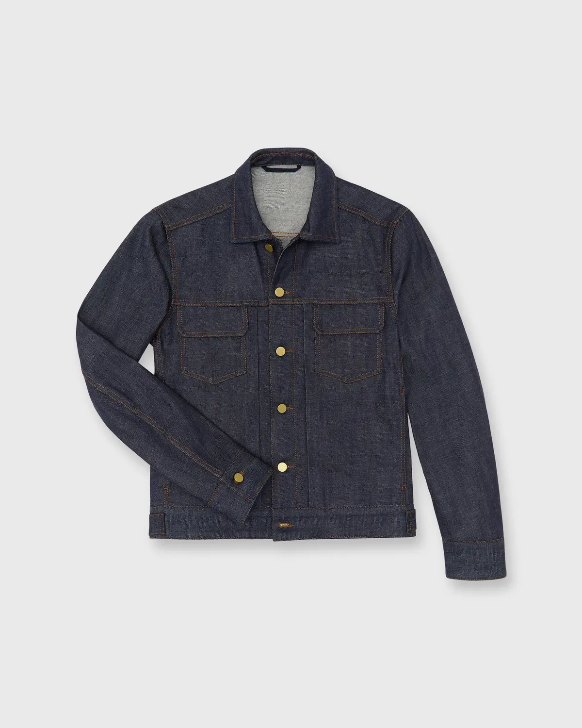 Plains Jacket In Selvedge Rigid Denim 1