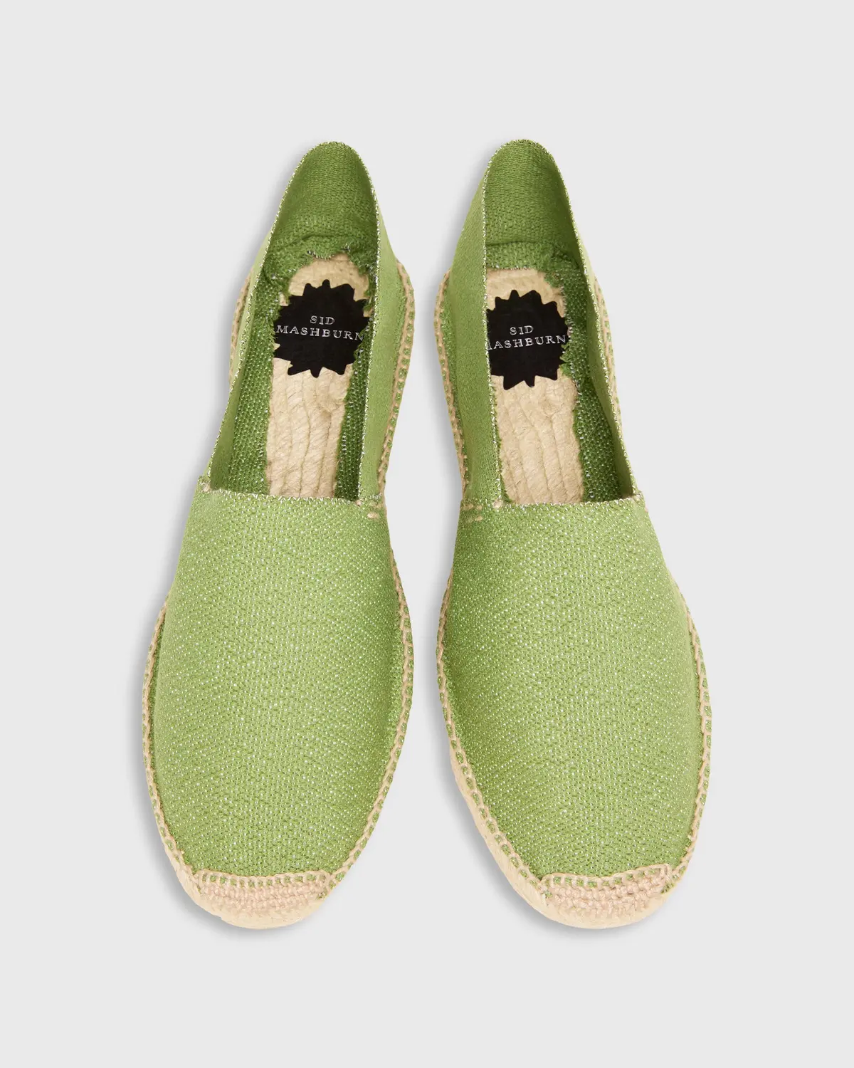 Classic Espadrille In Green Canvas 1