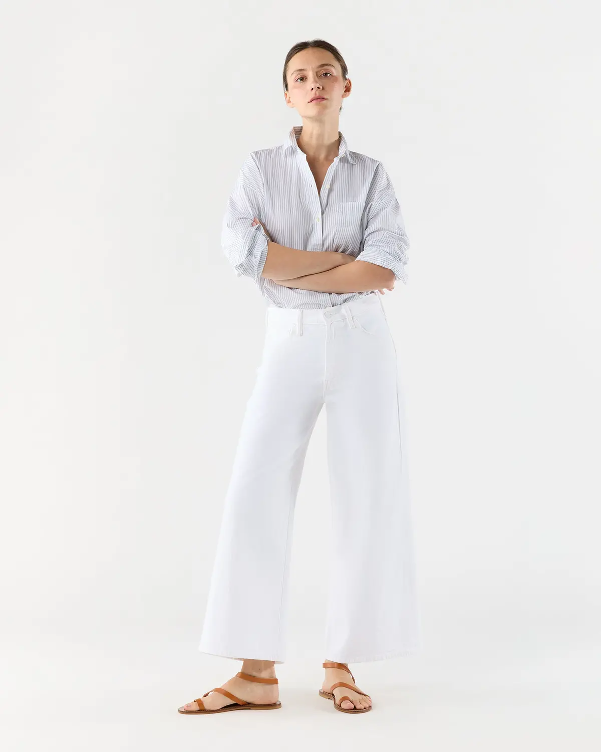 The Ditcher Roller Zip Ankle Jean In Picket Fence 1