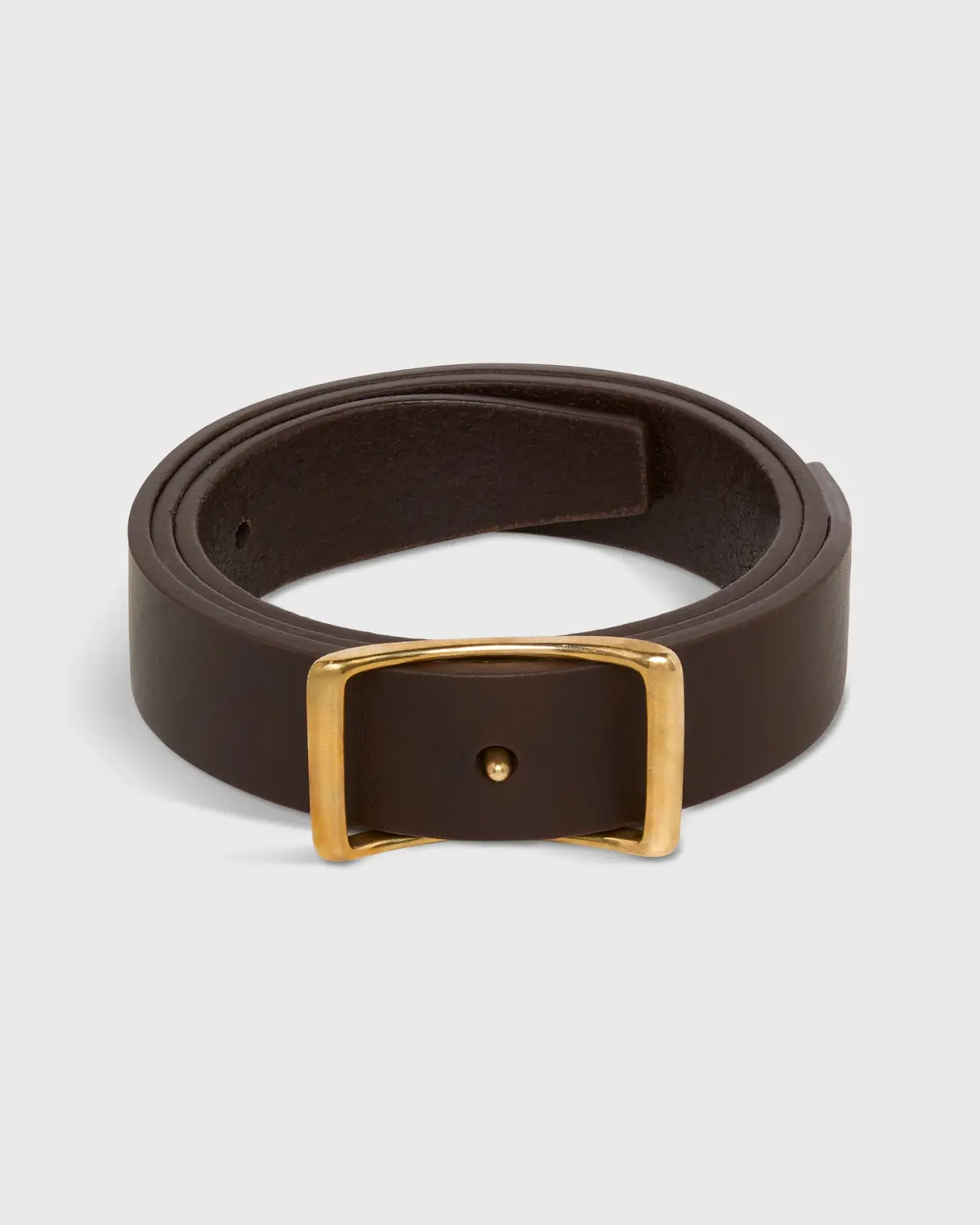 1.25" Conroy Belt In Dark Brown Leather 1