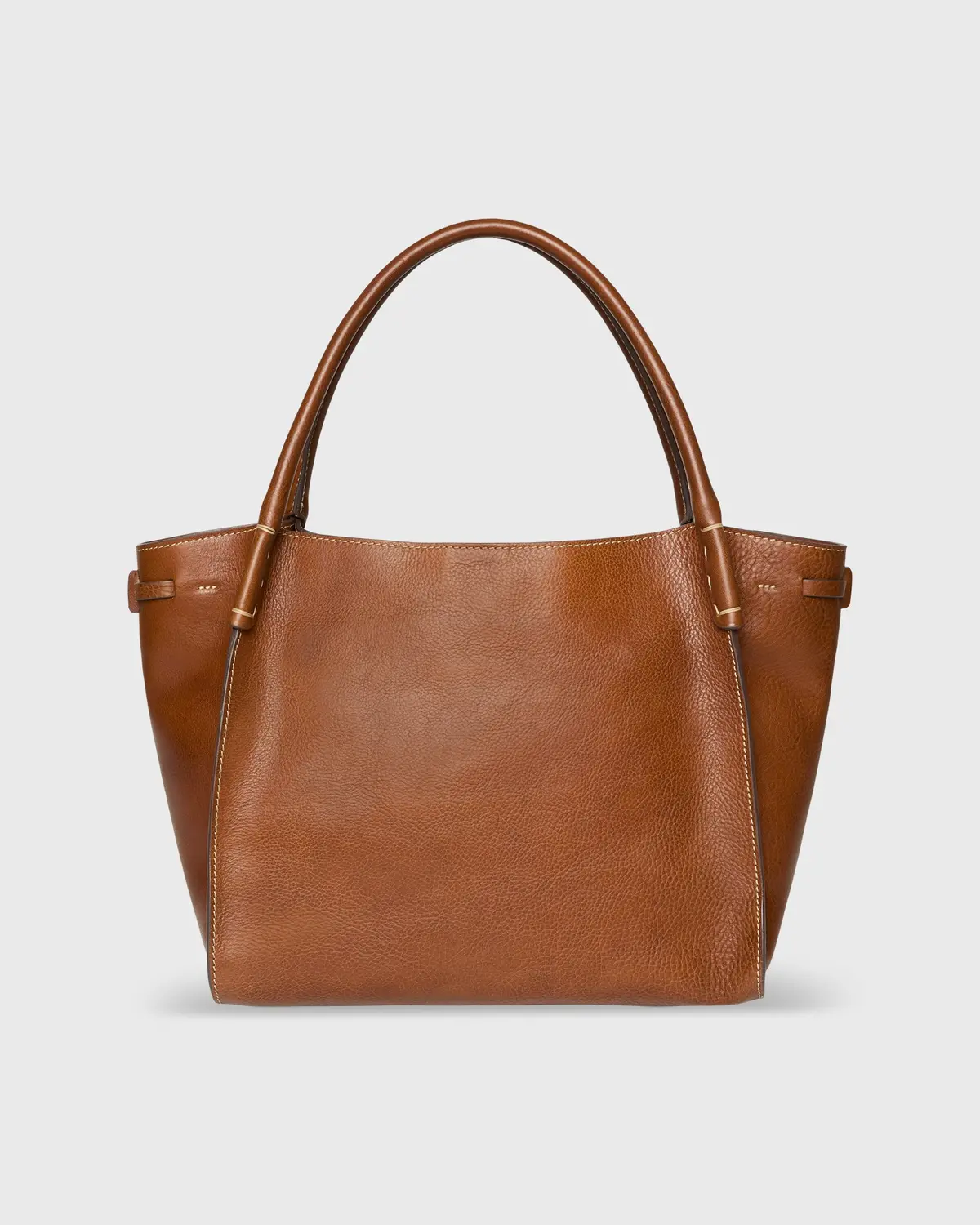 Zoe Tote In Brown Leather 1